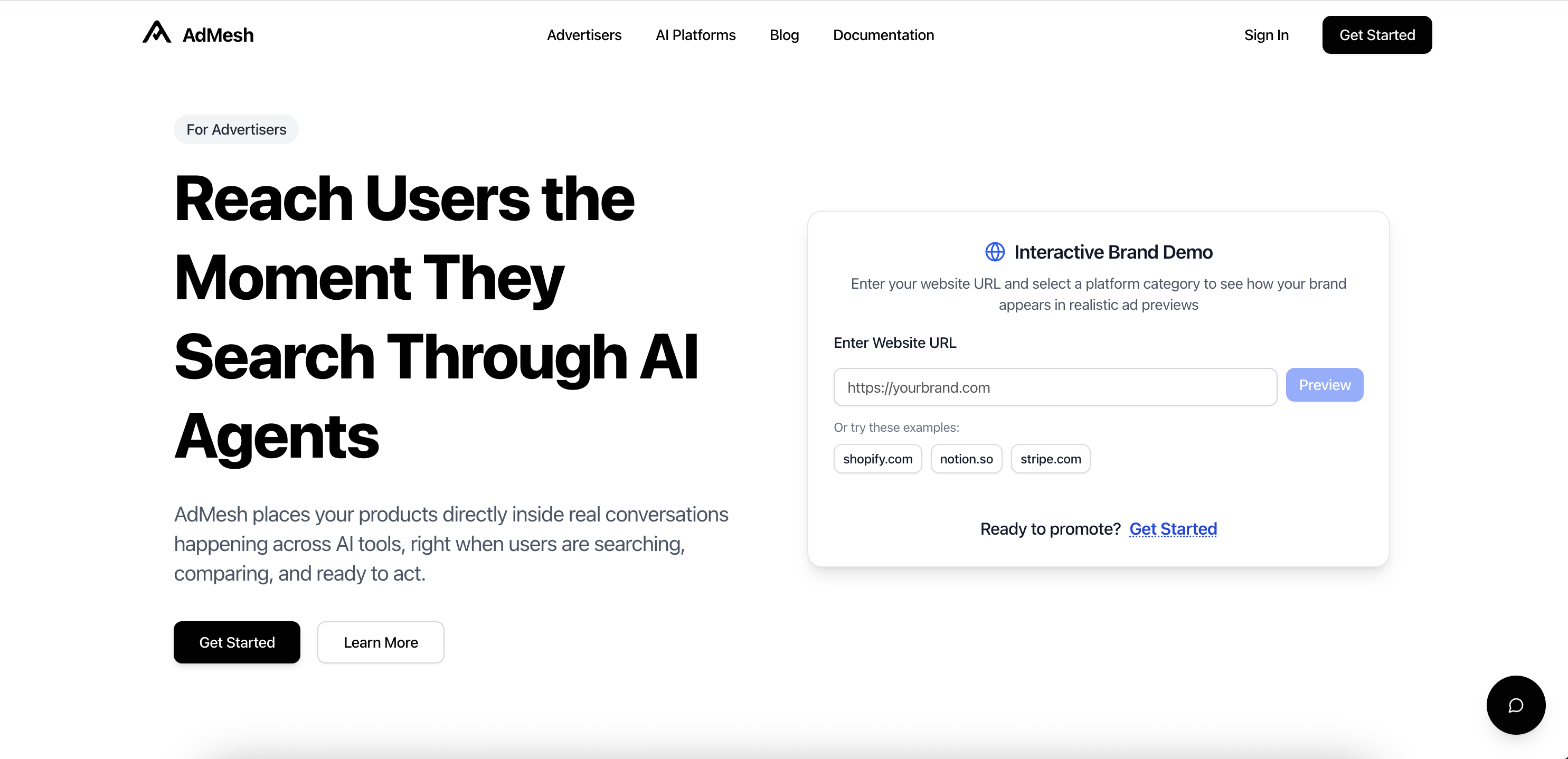Screenshot of AdMesh